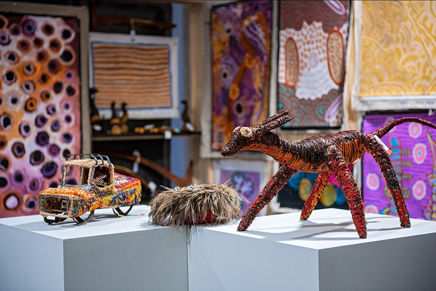 Tarnanthi Art Fair in Adelaide. 2020. Image by John Montesi